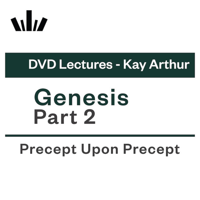 GENESIS PART 2 Kay Arthur DVD Lecture Set