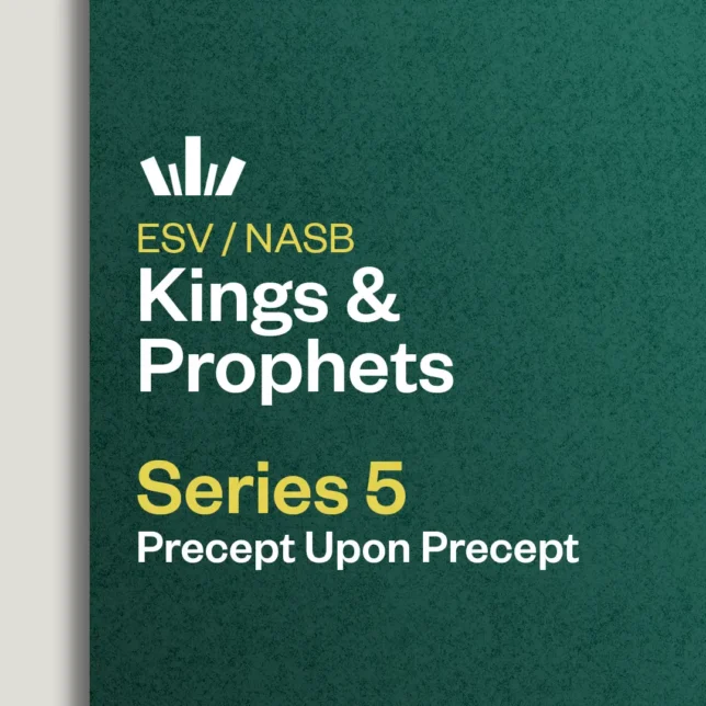 Kings and Prophets Series 5 Precept Upon Precept