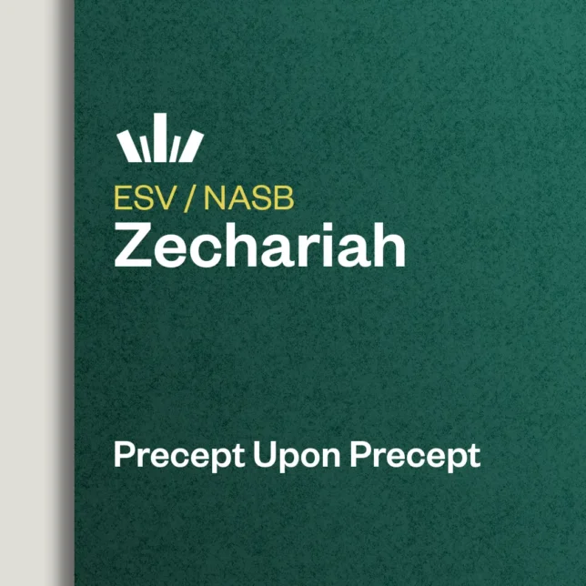 Zechariah Precept Upon Precept