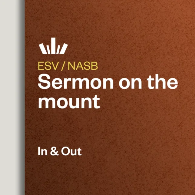 Sermon on the Mount In & Out Bible study