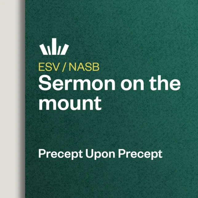 Sermon on the Mount Precept Upon Precept