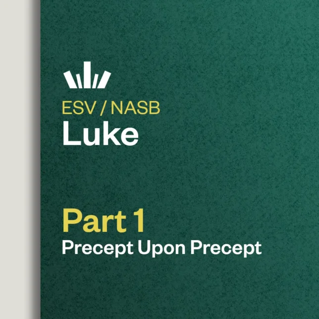 Luke Part 1 Precept Upon Precept