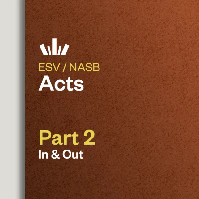 Acts Part 2 In & Out Bible study