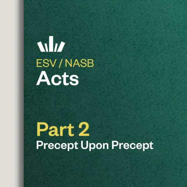 Acts Part 2 Precept Upon Precept