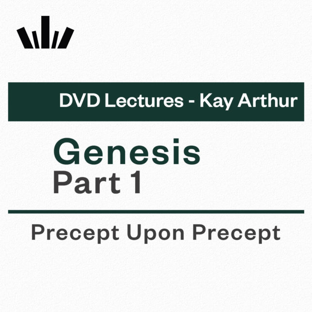 GENESIS PART 1 Kay Arthur DVD Lecture Set