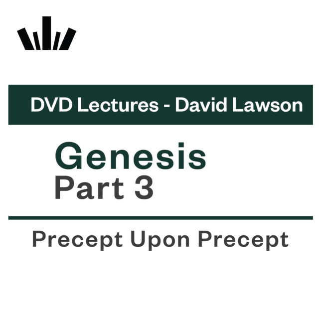 GENESIS PART 3 David Lawson DVD Lecture Set
