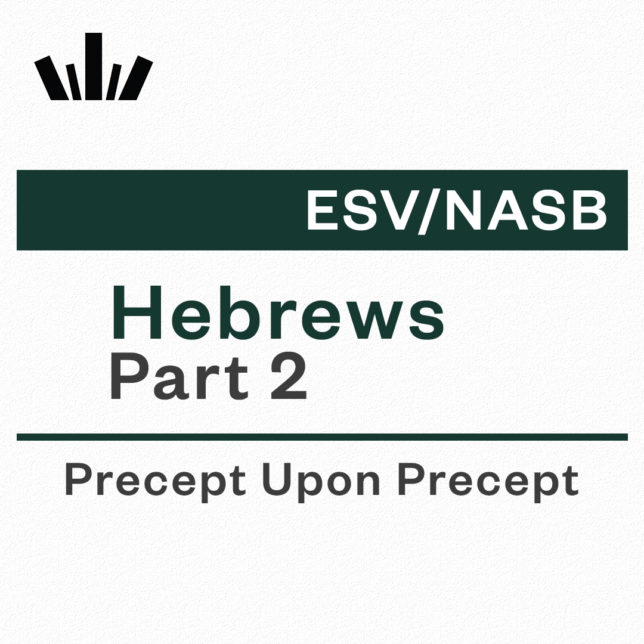 Hebrews part 2 Precept Upon Precept