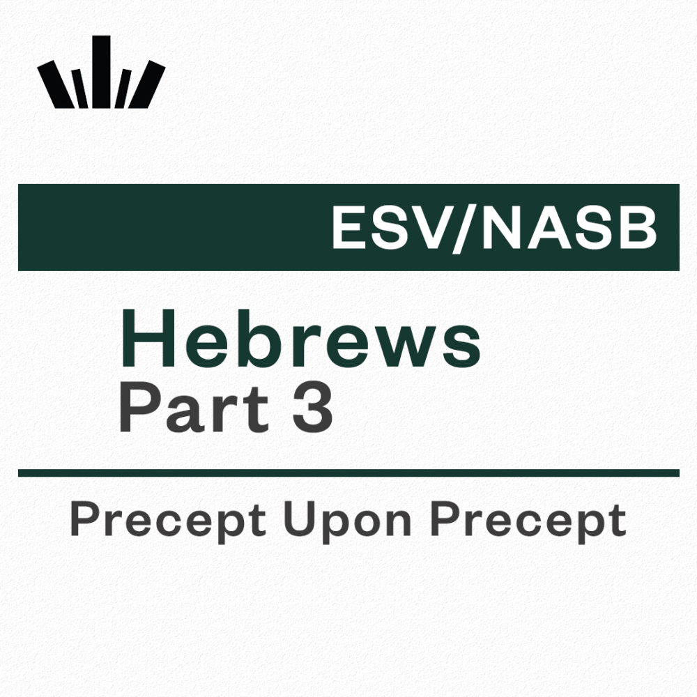 Hebrews Part 3 Precept Upon Precept