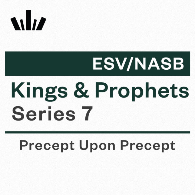 Kings and Prophets Series 7 Precept Upon Precept