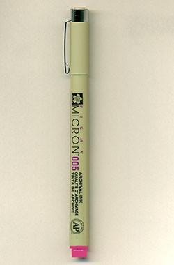 Sakura Pigma Micron Ink Pens Set of 6 Colors 005 0.20mm Great for Coloring,  Bible Study Pens, Inductive Bible Study 