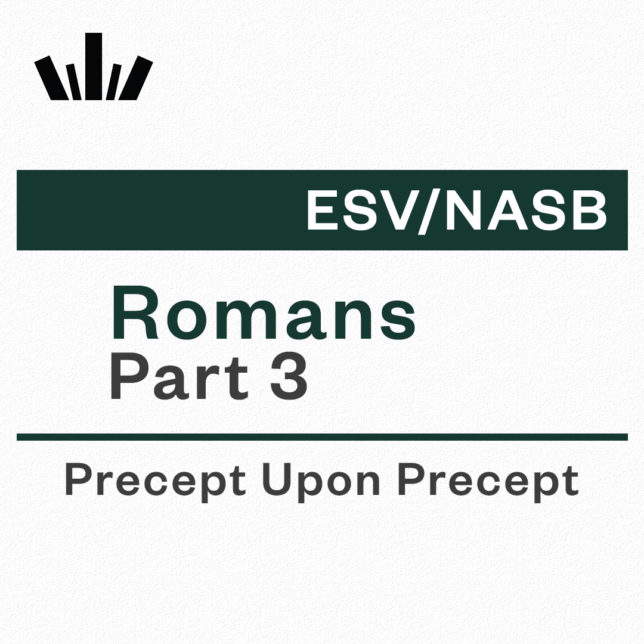 Romans Part 3 Precept Upon precept