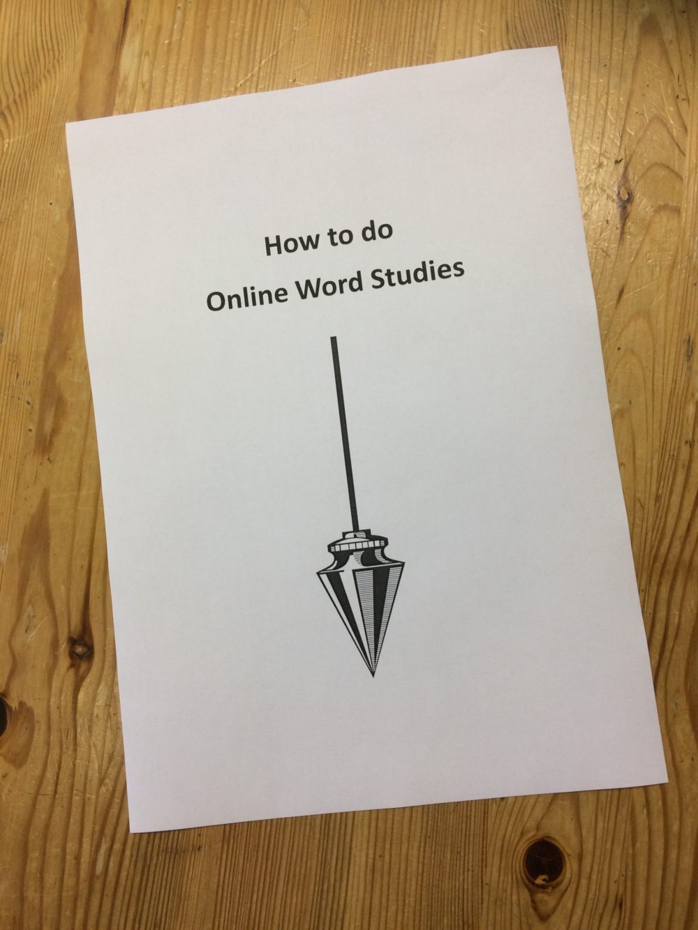 (A) How To Do a Word Study - Free Download