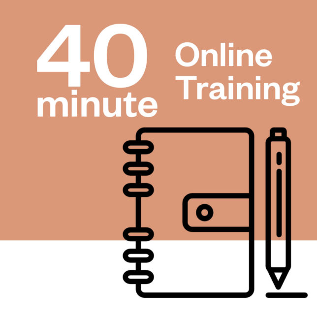 40 Minute Study Online Training