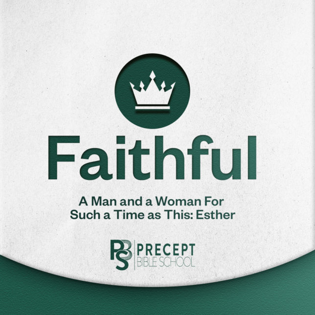 Faithful Precept Bible School - Esther Logo
