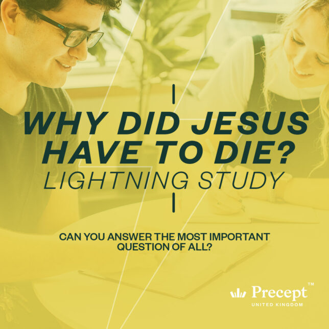 Why did Jesus have to Die? Easter Lightning study