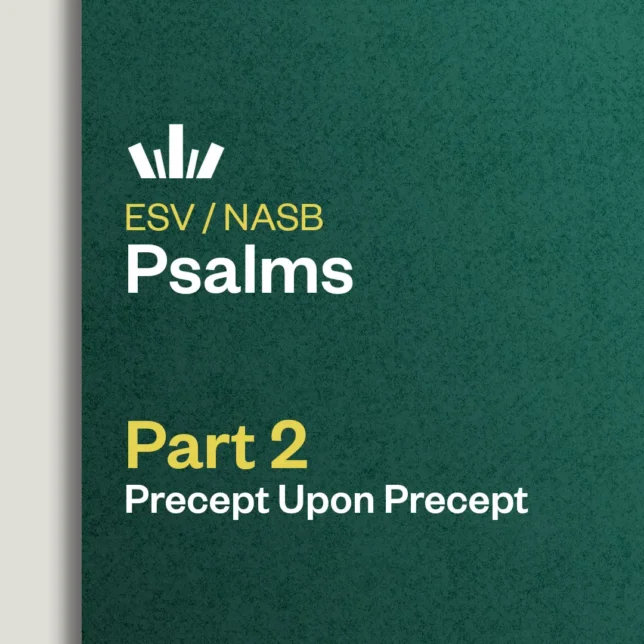 Precept Upon Precept Psalms Part 2