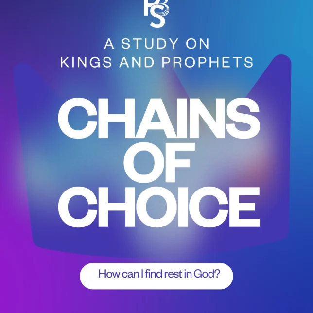 (2026-10) Precept Bible School ONLINE - Chains of Choice - Oct 26