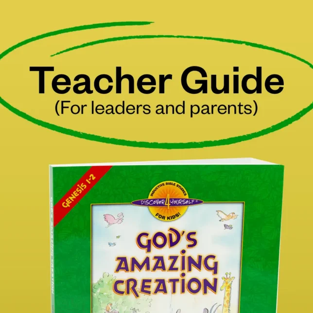 (D4Y-01TG) TEACHER GUIDE PDF God's Amazing Creation (Genesis chapters 1-2)