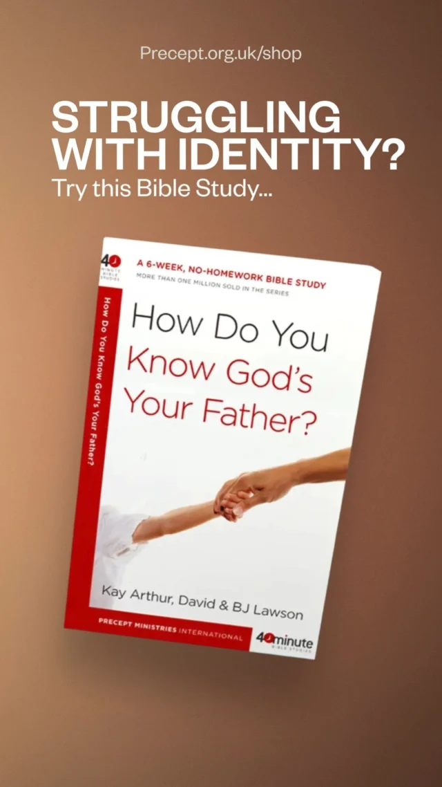❤ Do you know that you were made for a reason and that your Heavenly Father loves you? 

Whether it's you or someone you know struggling to grasp the depths of the love of God, this study is perfect for individual study or to go through with a friend or group. Get your copy at 👉 tinyurl.com/Godsyourfather

#BibleStudy #onlinebiblestudy #Biblestudy #PreceptUK #FaithJourney #biblestudy #FaithInAction #ChristianFaith #KayArthur #inductivebiblestudy